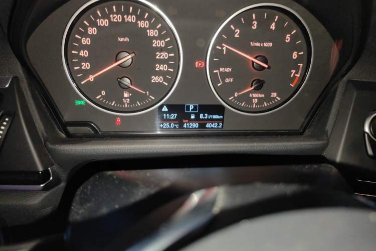 Used BMW 1 Series 2017 118i Sport Edition Odometer Close Up