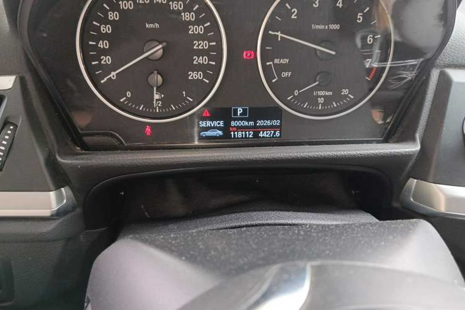 Used BMW 1 Series 2017 120i Design Package Model Odometer Close Up