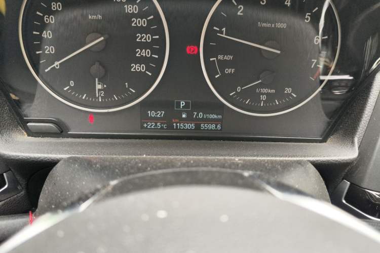Used BMW 1 Series 2017 118i Sport Edition Odometer Close Up