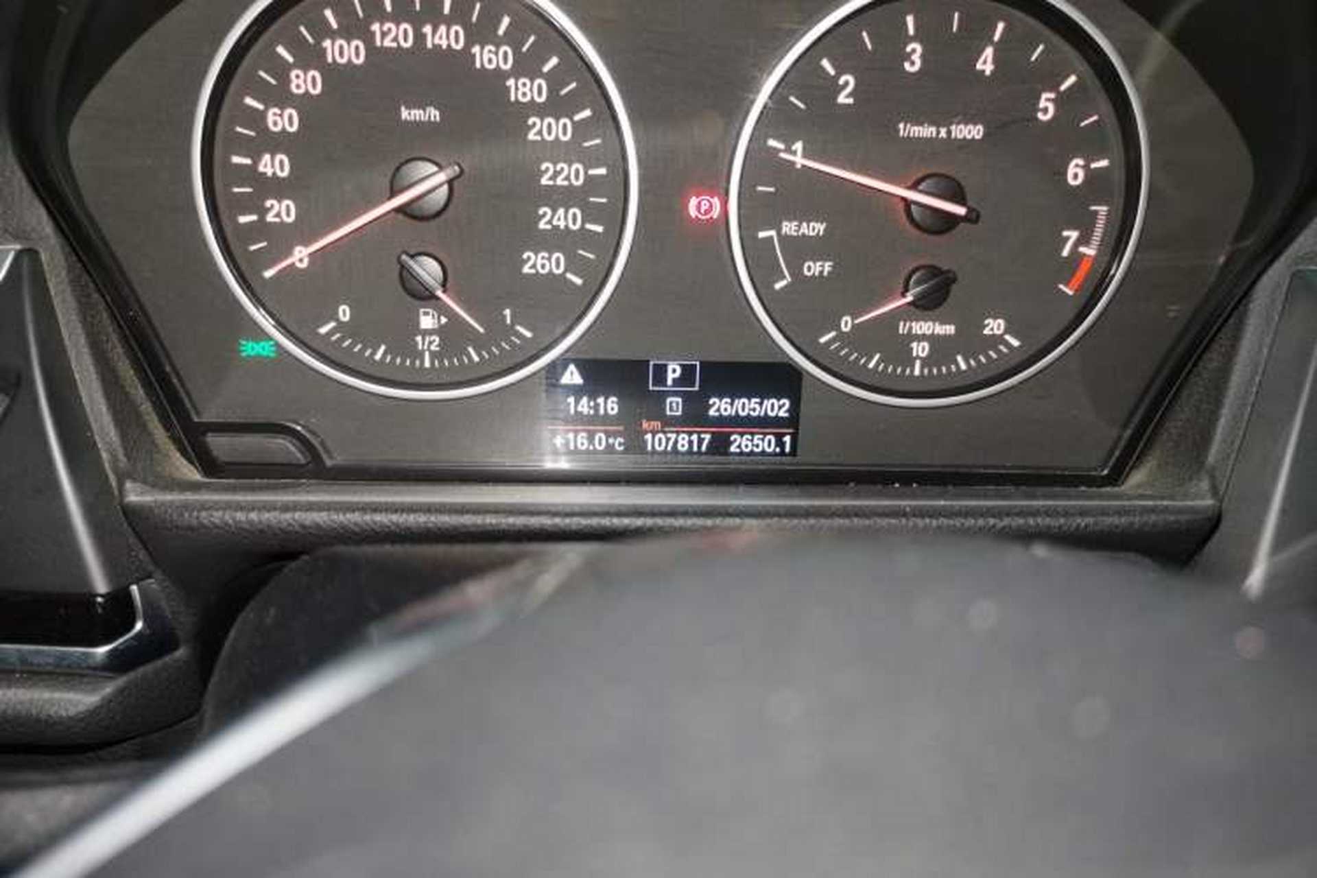 Used BMW 1 Series 2017 118i Sport Edition Odometer Close Up