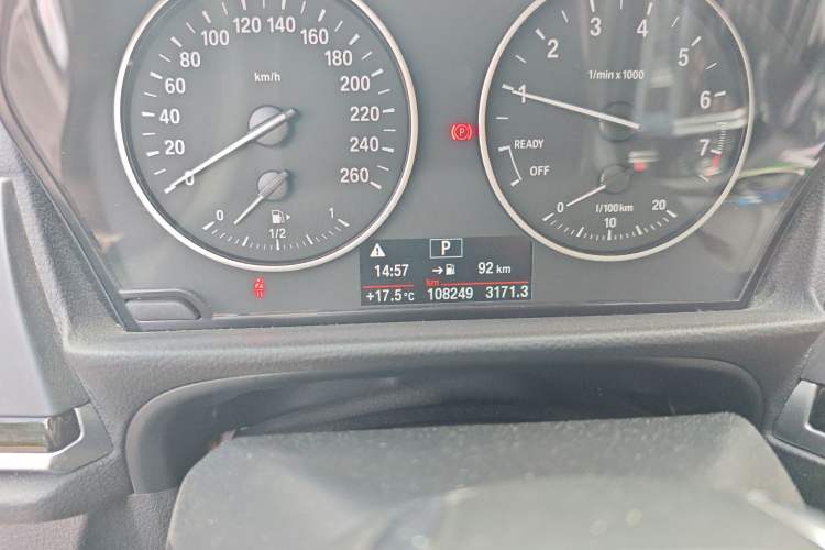 Used BMW 1 Series 2017 118i Sport Edition Odometer Close Up