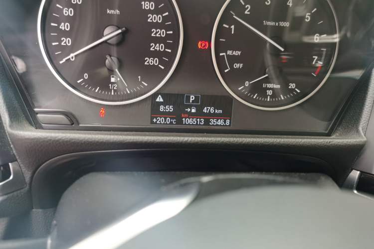 Used BMW 1 Series 2017 118i Sport Edition Odometer Close Up