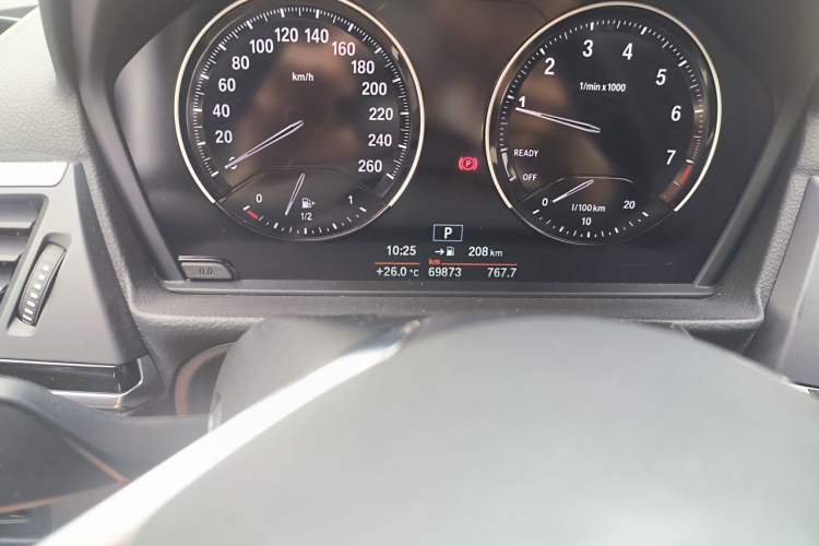 Used BMW 1 Series 2017 118i Sport Edition Odometer Close Up