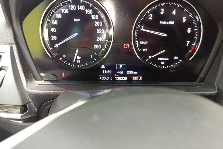 Used BMW 1 Series 2017 118i Sport Edition Odometer Close Up