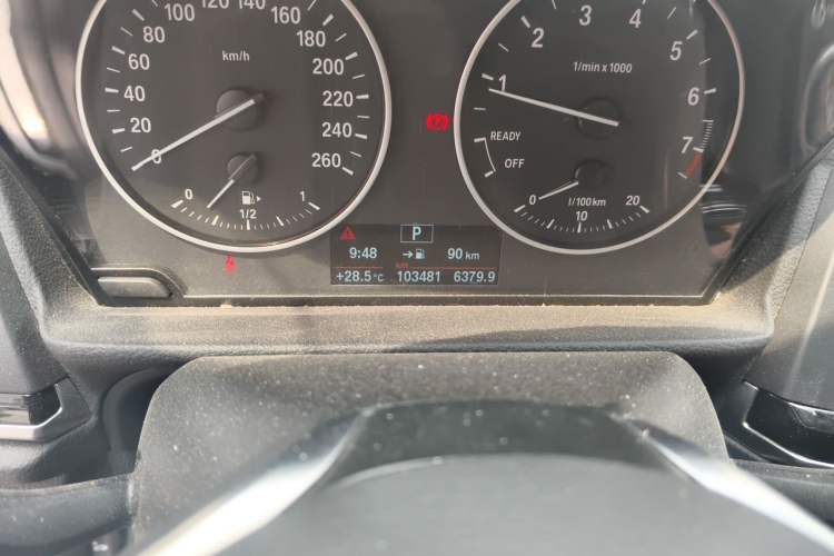 Used BMW 1 Series 2017 118i Sport Edition Odometer Close Up