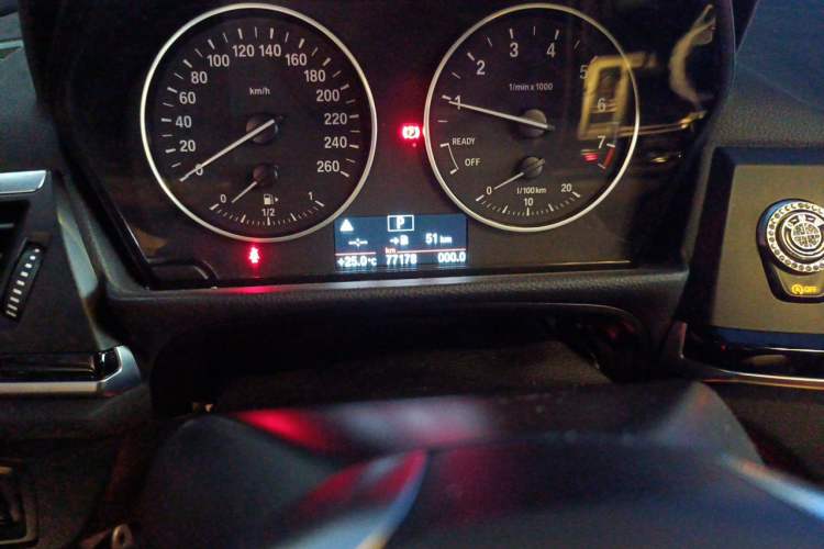 Used BMW 1 Series 2017 118i Sport Edition Odometer Close Up
