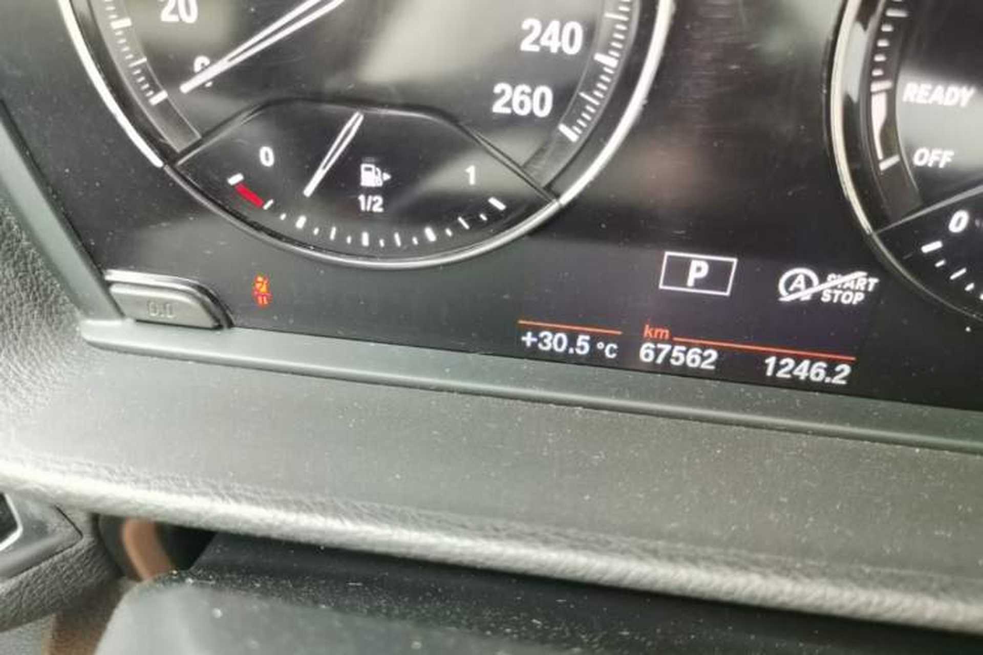 Used BMW 1 Series 2017 118i Sport Edition Odometer Close Up