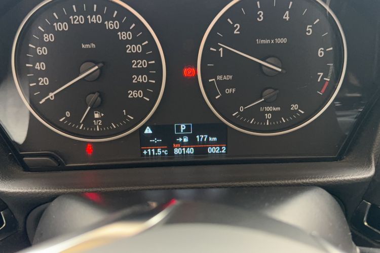 Used BMW 1 Series 2017 118i Sport Edition Odometer Close Up