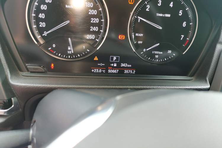 Used BMW 1 Series 2017 118i Sport Edition Odometer Close Up