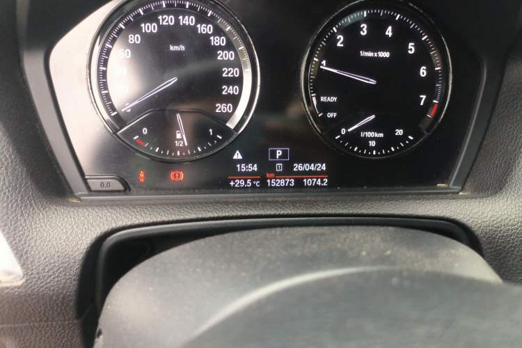 Used BMW 1 Series 2018 118i Leading Model Odometer Close Up