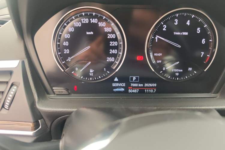 Used BMW 1 Series 2018 120i Design Package Model Odometer Close Up