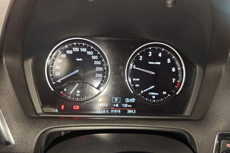 Used BMW 1 Series 2018 118i Leading Model Odometer Close Up