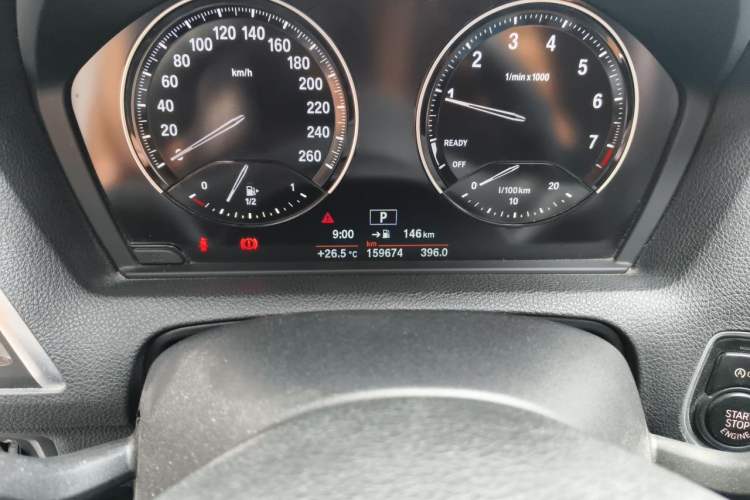 Used BMW 1 Series 2018 118i Leading Model Odometer Close Up