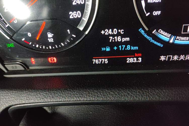 Used BMW 1 Series 2018 M140i Odometer Close Up