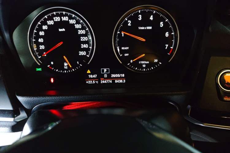 Used BMW 1 Series 2018 118i Sport Edition Odometer Close Up
