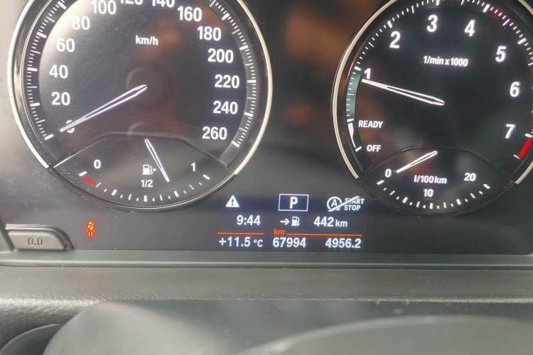 Used BMW 1 Series 2018 118i Sport Edition Odometer Close Up
