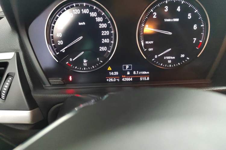 Used BMW 1 Series 2018 118i Fashion Model Odometer Close Up