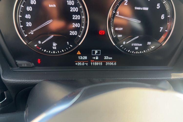 Used BMW 1 Series 2018 Facelifted 118i Sport Edition Odometer Close Up