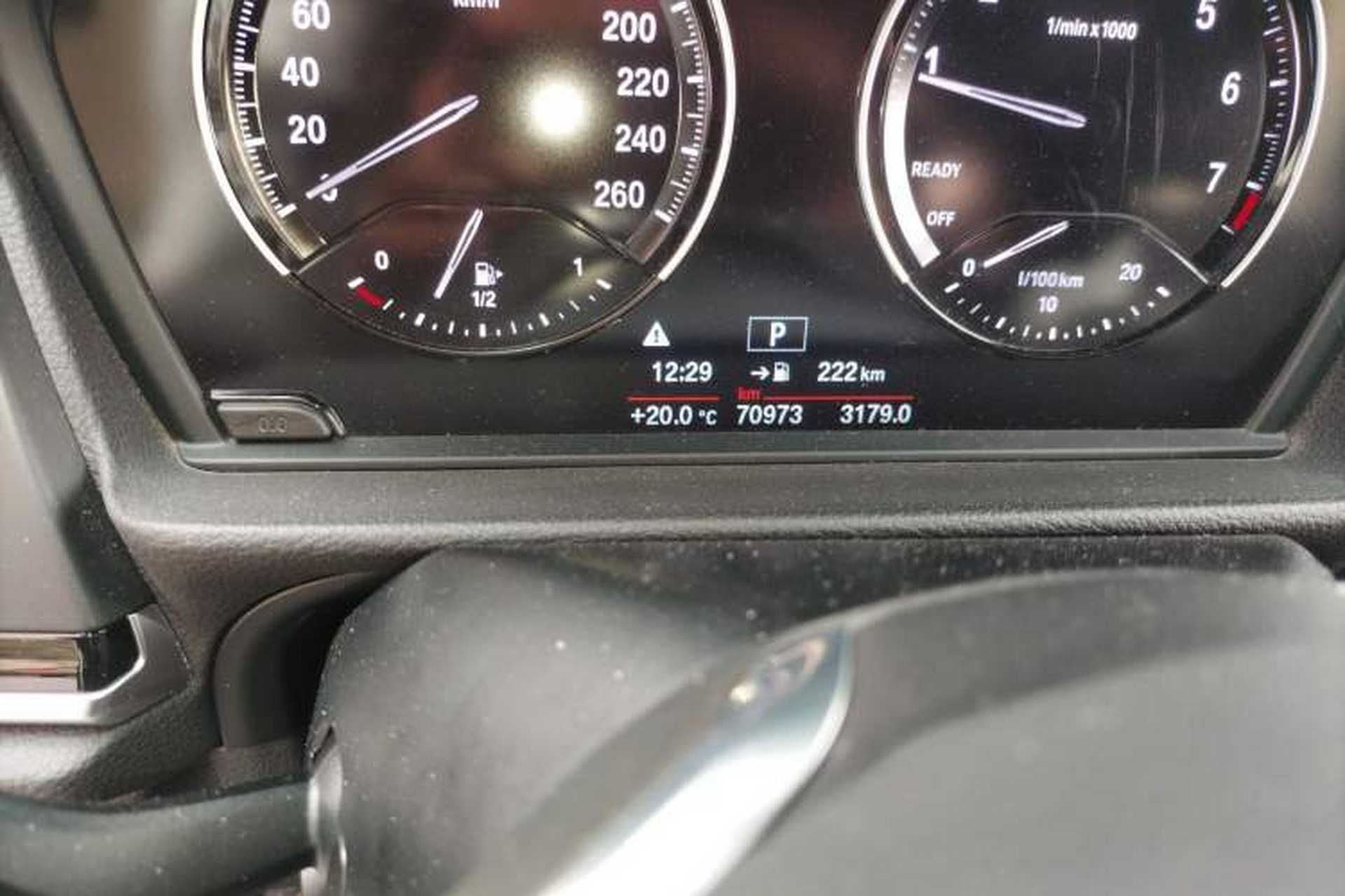 Used BMW 1 Series 2018 118i Sport Edition Odometer Close Up