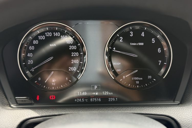 Used BMW 1 Series 2018 118i Leading Model Odometer Close Up