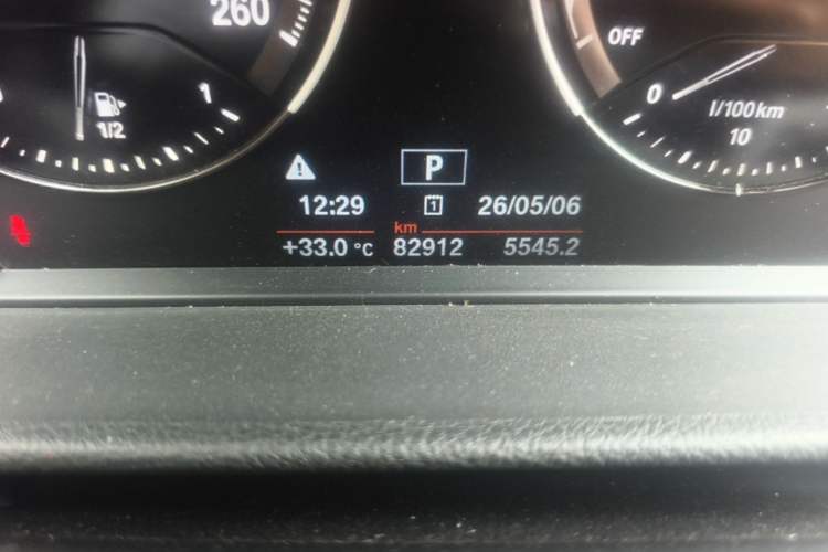 Used BMW 1 Series 2018 Facelifted 118i Sport Edition Odometer Close Up