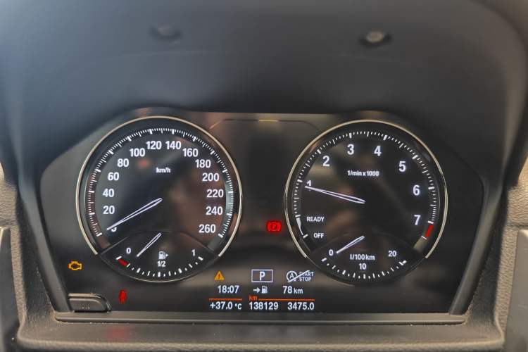 Used BMW 1 Series 2018 Revised 118i Fashion Edition Odometer Close Up