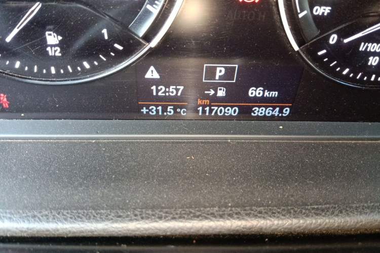 Used BMW 1 Series 2018 Facelifted 118i Sport Edition Odometer Close Up
