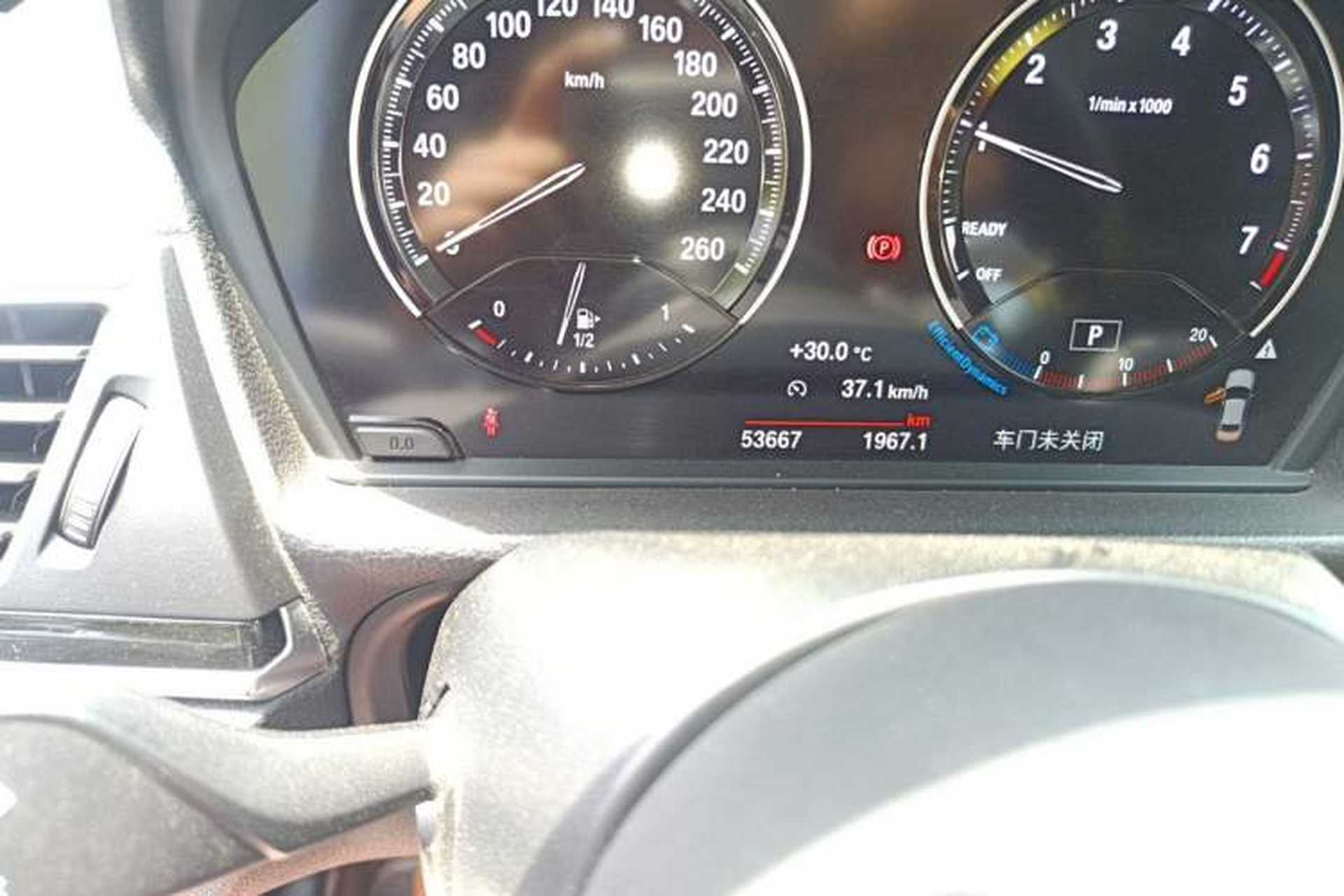 Used BMW 1 Series 2019 120i Leading Model M Sport Package Odometer Close Up