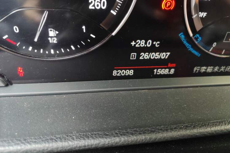 Used BMW 1 Series 2019 118i M Sport Package Odometer Close Up