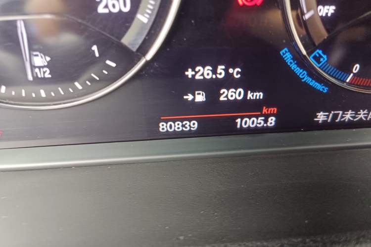 Used BMW 1 Series 2019 118i Fashion Model Odometer Close Up