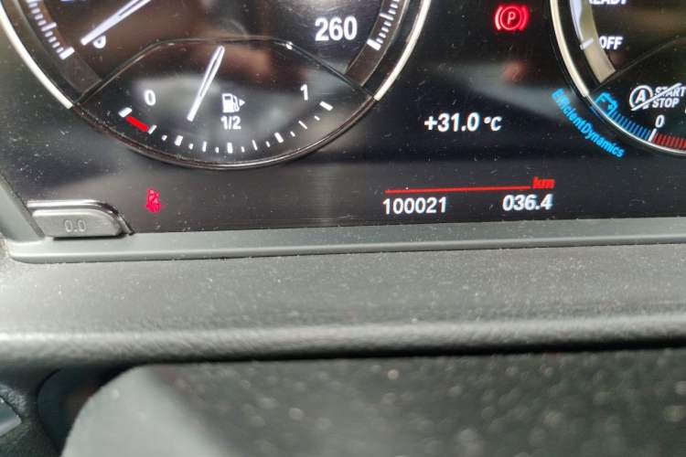 Used BMW 1 Series 2019 120i Leading Model M Sport Package Odometer Close Up