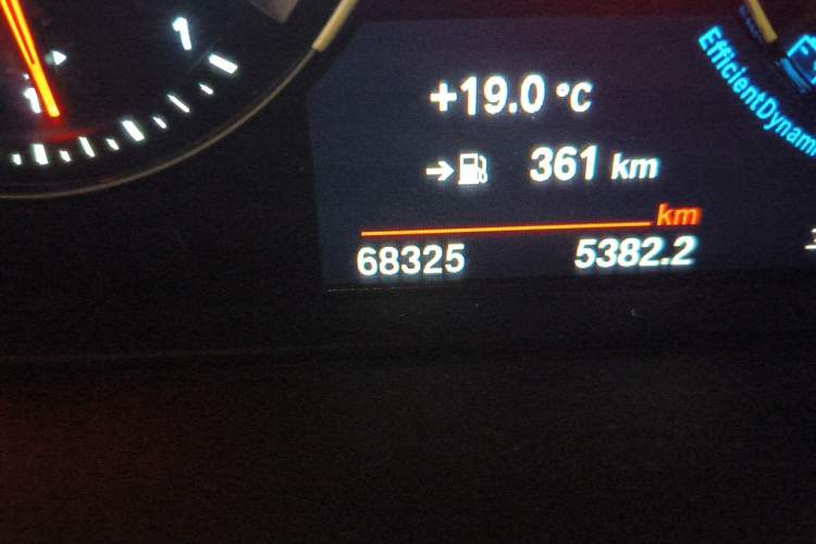 Used BMW 1 Series 2019 118i M Sport Package Odometer Close Up