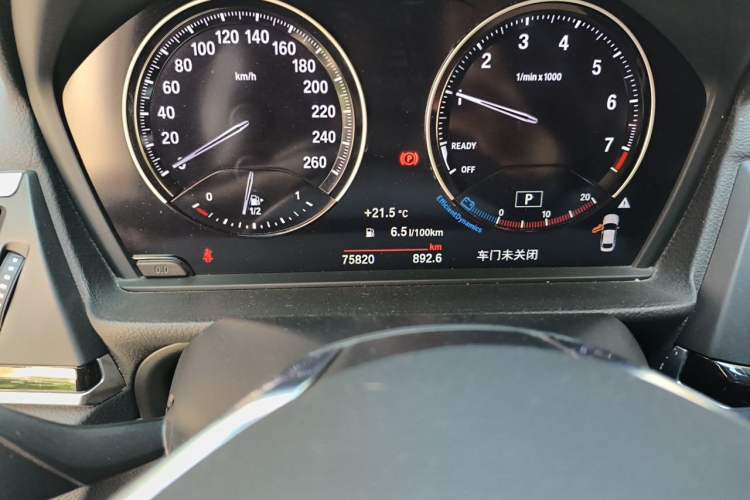 Used BMW 1 Series 2019 118i Fashion Model Odometer Close Up