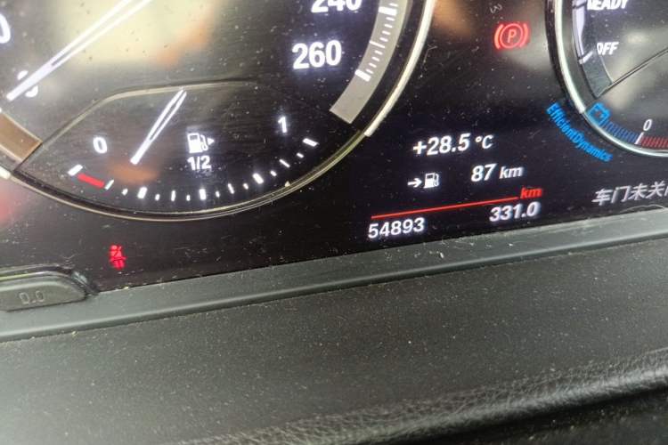 Used BMW 1 Series 2019 118i M Sport Package Odometer Close Up
