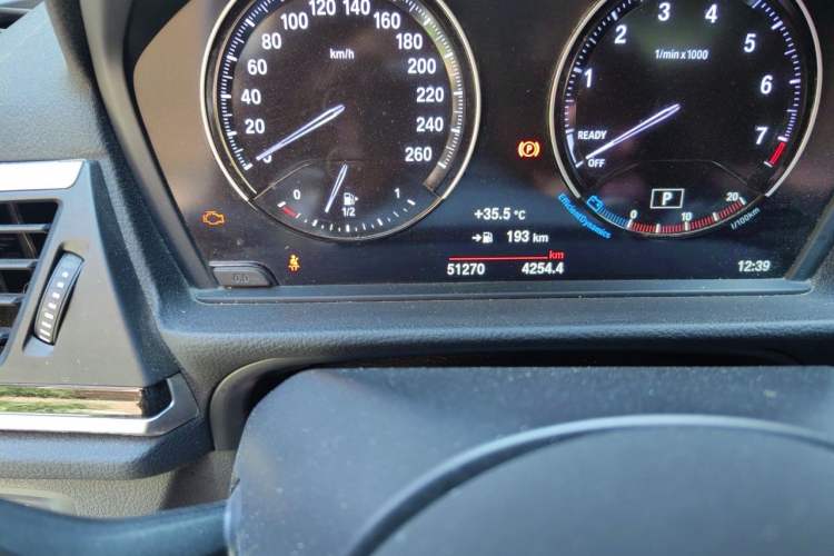 Used BMW 1 Series 2019 120i Leading Model M Sport Package Odometer Close Up
