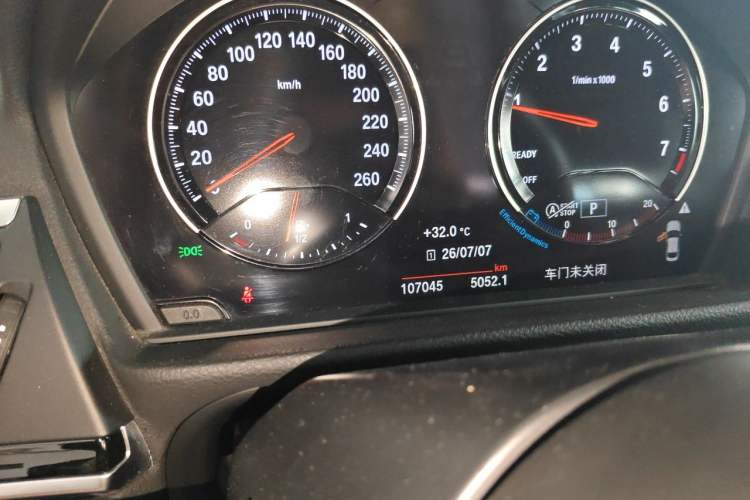 Used BMW 1 Series 2019 118i M Sport Package Odometer Close Up