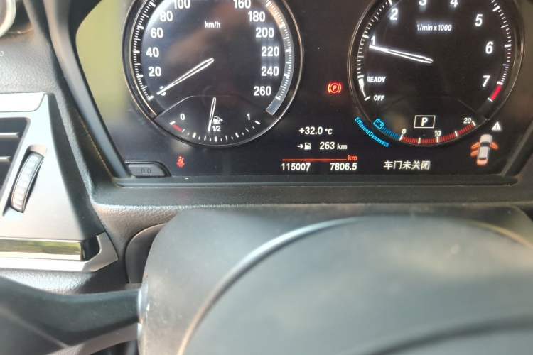 Used BMW 1 Series 2019 120i Leading Model M Sport Package Odometer Close Up