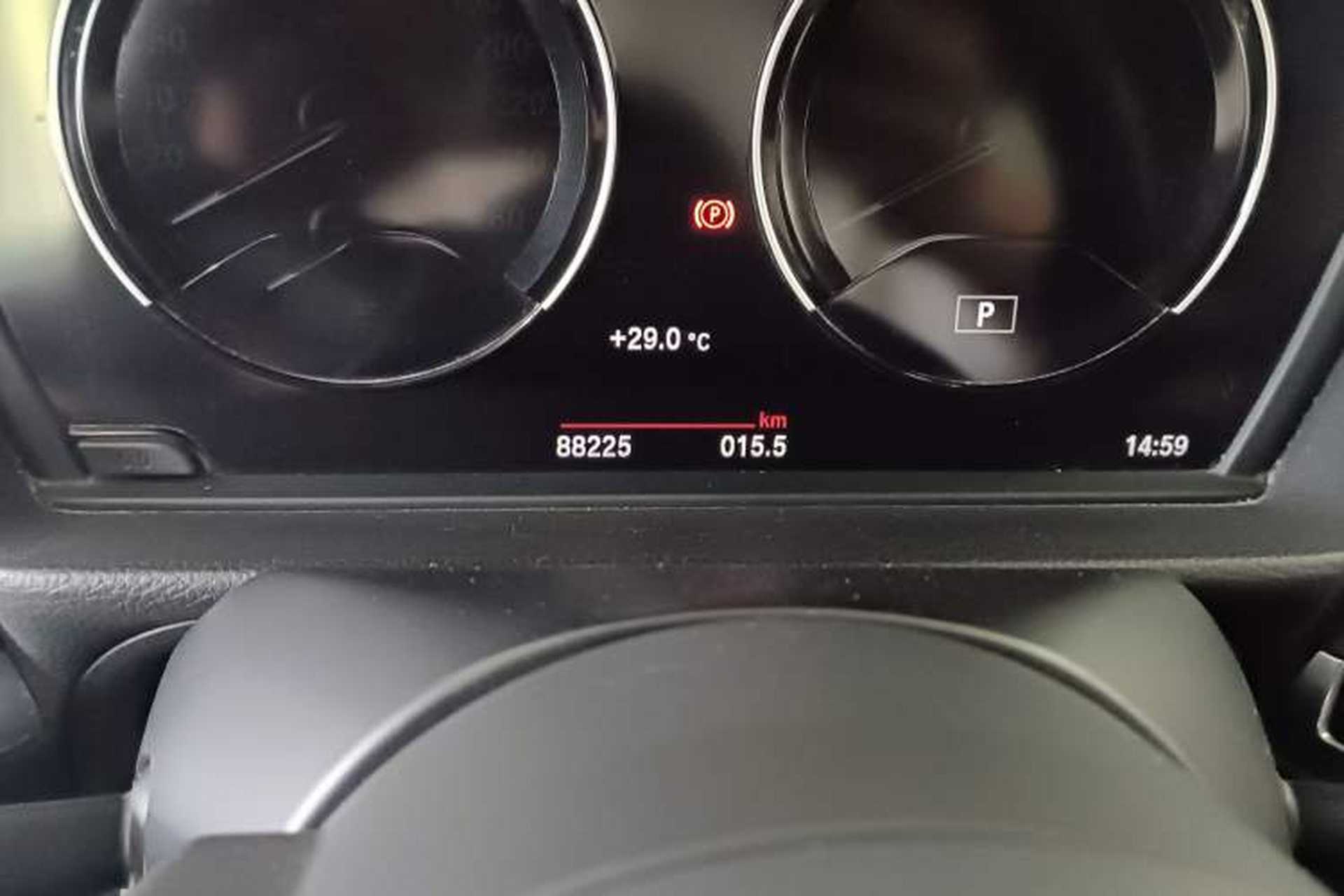 Used BMW 1 Series 2019 118i M Sport Package Odometer Close Up