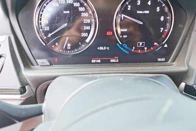 Used BMW 1 Series 2019 118i M Sport Package Odometer Close Up