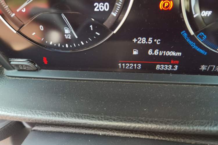 Used BMW 1 Series 2019 118i M Sport Package Odometer Close Up