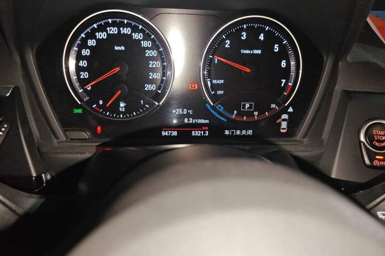 Used BMW 1 Series 2019 118i M Sport Package Odometer Close Up