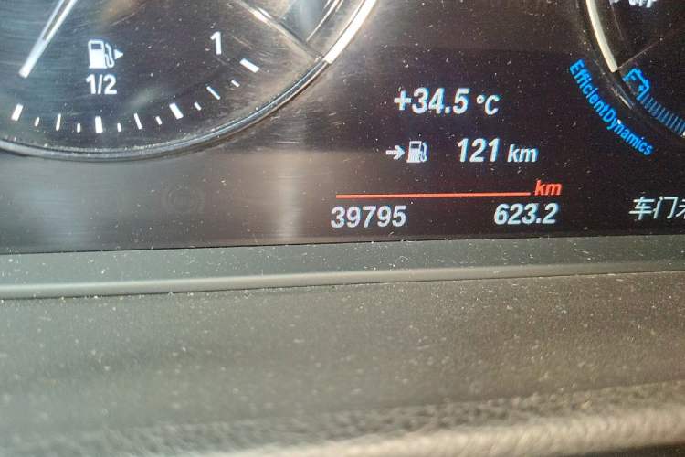 Used BMW 1 Series 2019 120i Leading Model M Sport Package Odometer Close Up