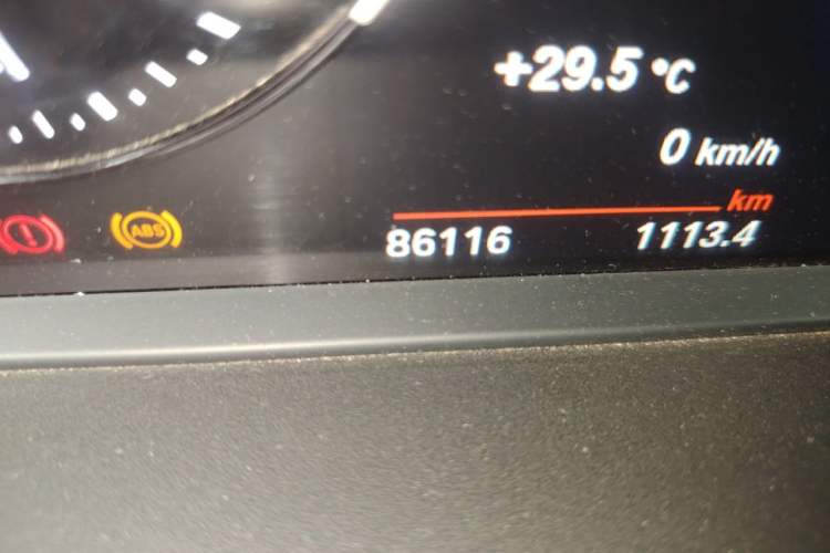 Used BMW 1 Series 2019 118i M Sport Package Odometer Close Up