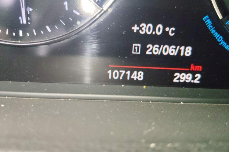 Used BMW 1 Series 2019 120i Leading Model M Sport Package Odometer Close Up