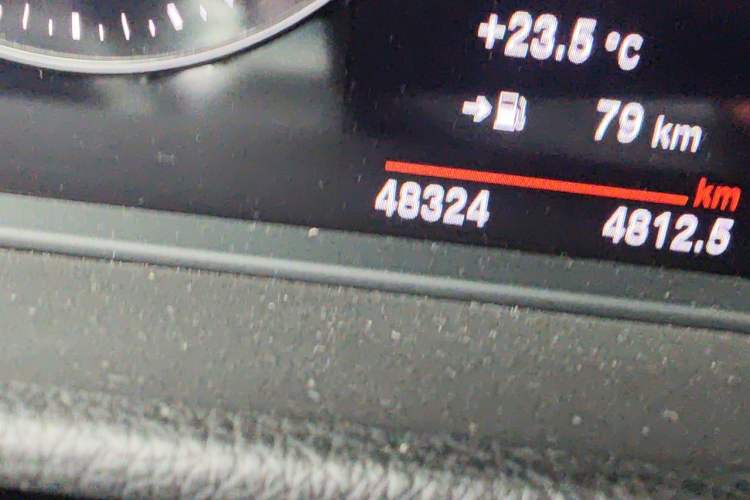 Used BMW 1 Series 2019 120i Leading Model M Sport Package Odometer Close Up
