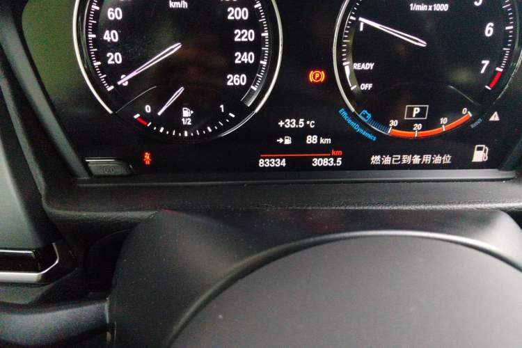 Used BMW 1 Series 2019 118i M Sport Package Odometer Close Up