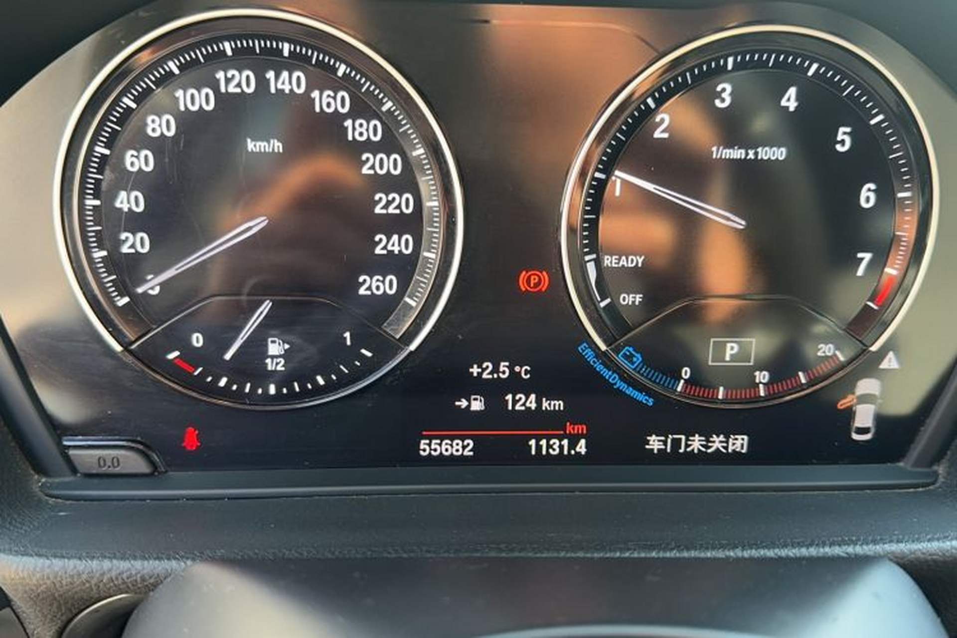 Used BMW 1 Series 2019 118i M Sport Package Odometer Close Up