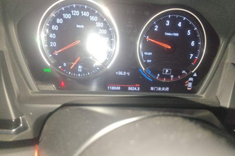 Used BMW 1 Series 2019 120i Leading Model M Sport Package Odometer Close Up