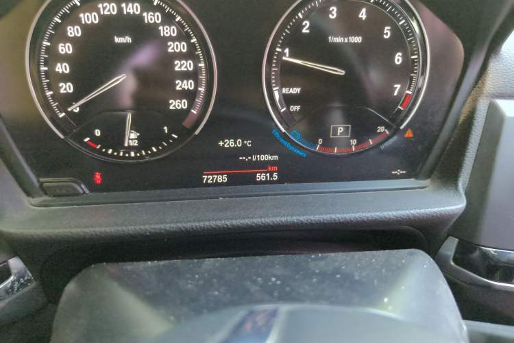 Used BMW 1 Series 2019 118i Fashion Model Odometer Close Up