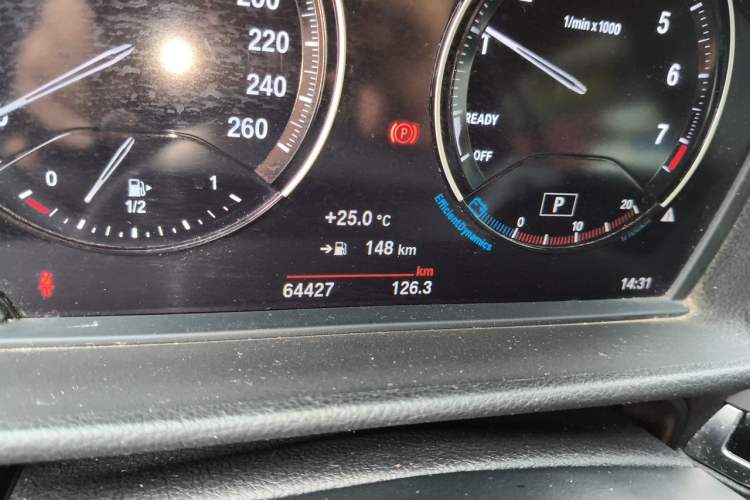 Used BMW 1 Series 2019 118i M Sport Package Odometer Close Up
